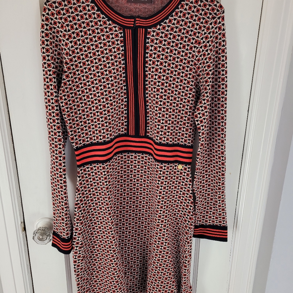 Knit Patterned Dress Sz L